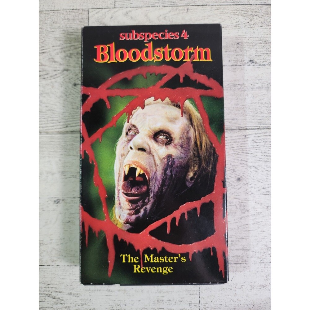 Vintage "Subspecies 4: Bloodstorm" 1998 VHS Movie Full Moon Cult Vampire Horror